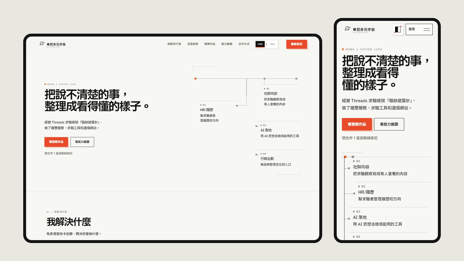 東尼多元宇宙網站|先看懂能找我做什麼